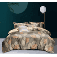 thumbnail image 1 of LuxeDream Comforter Set - Brown, 1 of 1