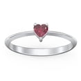 thumbnail image 2 of Bague Pierre de Naissance en Forme de Cœur - Rubis (Juillet), 2 of 6
