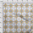 thumbnail image 2 of oneOone Cotton Poplin Fabric Geometric Ikat Printed Fabric 1 Yard 56 Inch Wide, 2 of 4