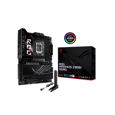 Asus ROG MAXIMUS Z890 HERO Carte Mère de Bureau de Jeu - Jeu de Puces Intel Z890 (rogmaximusz890hero)