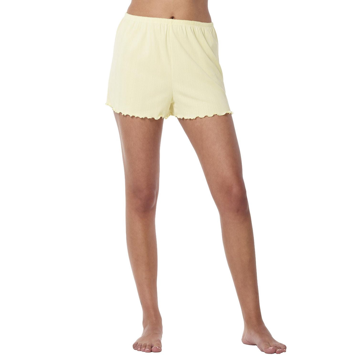 Secret Sleep Pointelle Short with Lattice Edge-Online Exclusive
