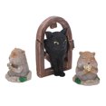 thumbnail image 3 of Ccdes Statues de Jardin, Ornements de Gopher, 3 Pcs Ornements de Gopher Résine Simulation Animal Chat Sculpture de Jardin Décoration Ornements, 3 of 8