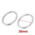 thumbnail image 2 of Unique Bargains Metal DIY Craft Making Split Ring Key Ring Charms Silver Tone 10pcs, 2 of 2