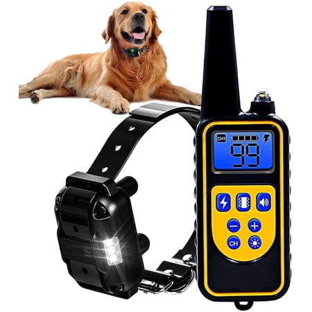 APPIE Dog Training Collar with Remote - Rechargeable Waterproof Training Collar for Small Medium Large Dogs 3 Training Modes Up to 1000Ft Remote Range.