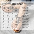 thumbnail image 3 of Wdhugt Sandales à Enfiler Mode pour Femmes Plates Bout Rond Rouge Taille 7 Us Longueur de Chaussures 24,5 Cm/9,65 Po Pu, 3 of 9