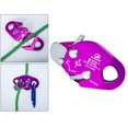thumbnail image 3 of Safety Arborist Rope Grab Rock Rappel Safety Outdoor Tree Climbing Stop Descender Pulley Device Purple, 3 of 9