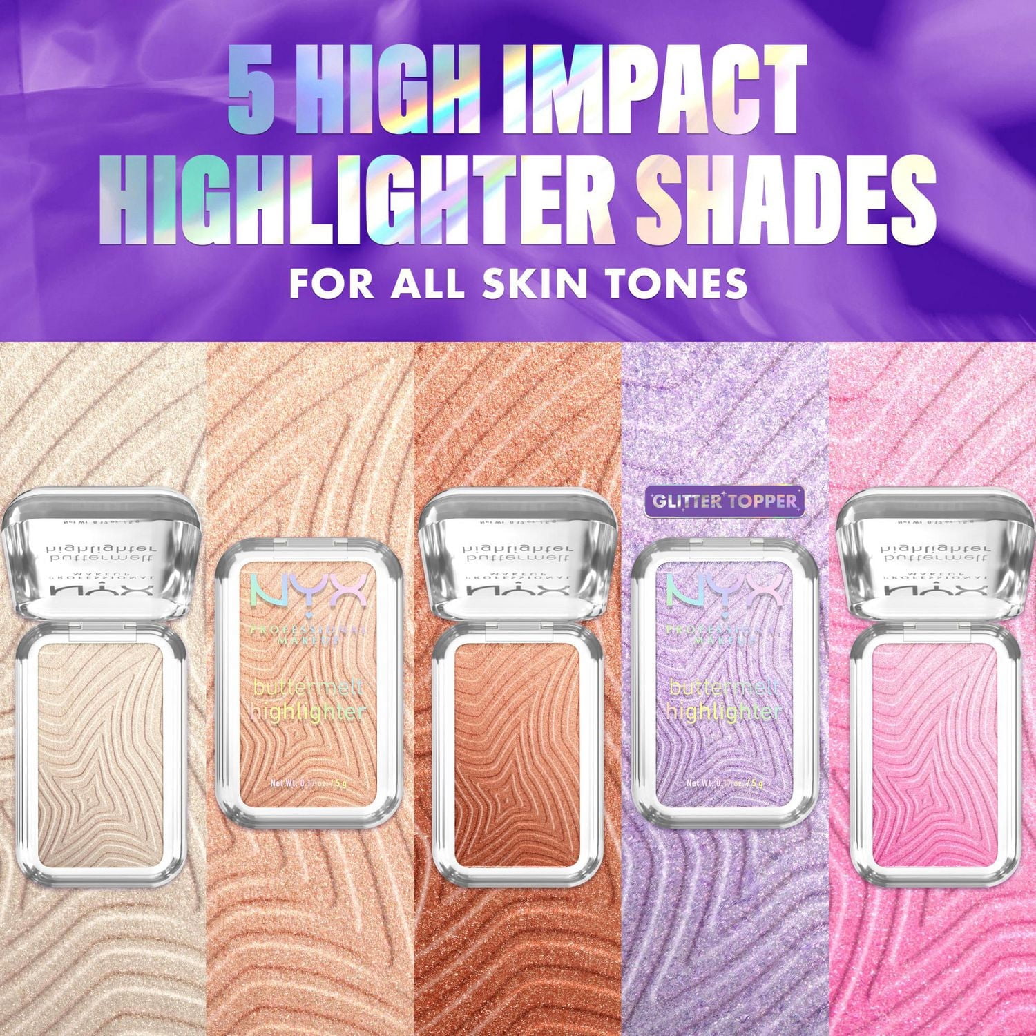 NYX Professional Makeup Illuminateur en poudre Buttermelt