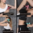 thumbnail image 1 of Mini Massage Device Handheld Rechargeable Electric Muscle Body Gifts Athletes Relaxation Adjustable 4 Heads Deep Tissue Massager Home Green, 1 of 9