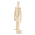 thumbnail image 2 of Wooden Mannequin Wooden Mannequin For Drawing Wooden Mannequin 14 Rotatable Joint Drawing Mannequin Human Body Proportions Portable Art Mannequin For Artist For Sketching, 2 of 8