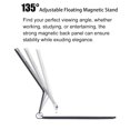 thumbnail image 2 of Black Smart Keyboard Case with Backlight for iPad 10th Generation 10.9-inch, Bluetooth 5.0, 500mAh Battery, 30+ Hours Working Time, 100+ Days Standby, Type-C Charging, 730g Lightweight Design, 2 of 6