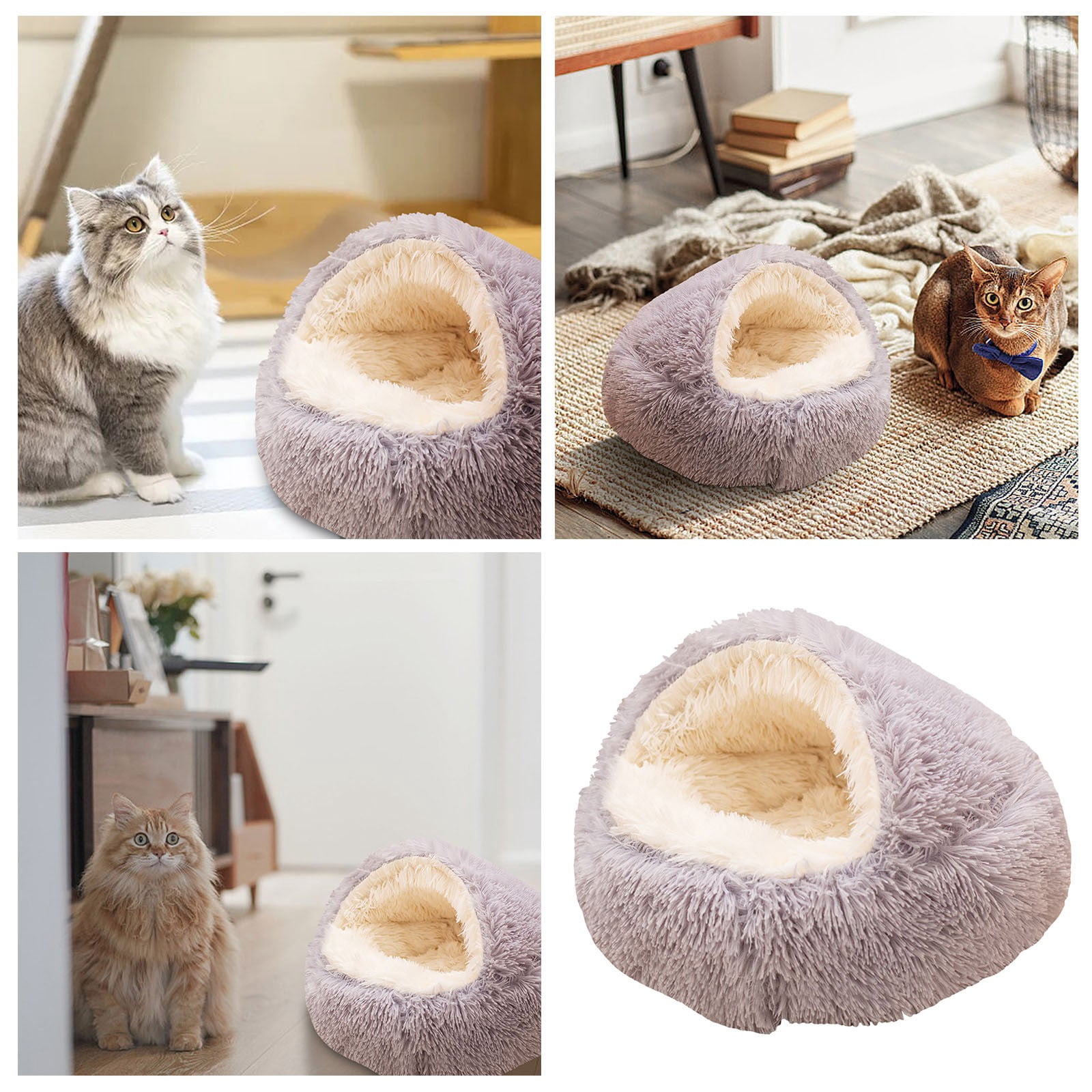 WIFKLSIIPG Cat Litter Plush Cat Litter Winter Warm Net Litter Cat Bed Teddy Baby Cat Milk Cat Pet Supplies Cat Litter
