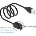 thumbnail image 3 of axGear USB Data Charging Cable for Garmin Vivoactive 3 Smart Watch Charger Sync Wire, 3 of 7