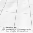 thumbnail image 2 of Bare Home Ultra-Soft Sheet Set - Premium 1800 Collection - Deep Pockets - 4-Pieces - King, Grid - White/Gray, 2 of 8