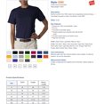 thumbnail image 3 of Hanes T-shirt à Manches Courtes pour Hommes 5,2 oz, m, Blanc, 3 of 3