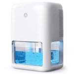 60 OZ Dehumidifiers for Home, Dual-Semiconductor Quiet Dehumidifier with Timer Sleep Mode Auto-Off 7 Colors Light Portable Small Dehumidifiers for Bathroom, Cloakroom, R