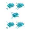 thumbnail image 3 of maskred Vibrant 400 Pieces Round Cupped Loose Sequins Sewing Embellishment 7mm Lake blue 5Set, 3 of 6