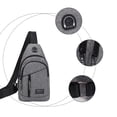 thumbnail image 3 of SDNall Multipurpose Crossbody Backpack with Chest Strap, Adjustable Phone Hand Strap Hole, Lightweight Hiking Bag for Daily Commute and Outdoor Travel, 3 of 6