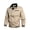 Khaki, variant on Bellella Mens Military Jackets Long Sleeve Cargo Coat Zip Up Bomber Jacket Windproof Stand Collar Outwear Men Khaki M