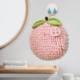 thumbnail image 3 of Towels for Bathroom,Fuzzy Ball Hand Towel with Hanging Loop for Bathroom Cute Fruit Decorative Ball Towel Soft Absorbent Ball Towel Sets for Kitchen Bathroom,Hand Towels for Bathroom, 3 of 5