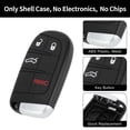 thumbnail image 4 of Unique Bargains 4 Buttons Keyless Entry Remote Fob Key Shell Case for Dodge Journey 2011-2020, 4 of 7