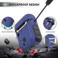 thumbnail image 2 of Étui pour Airpods, ORETech Hybride Robuste 2 en 1 Antichoc, Étui de Protection Intégrale Rigide PC+peau en Silicone Souple, 2 of 4