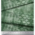 thumbnail image 3 of Soimoi Moss Georgette Fabric Aztec Southwestern Fabric Prints By Yard 42 Inch Wide, 3 of 3