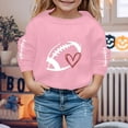 thumbnail image 1 of RXIRUCGD Children's Long Sleeved Patterned Hoodie With Round Neck Short Top Suitable For Boys And Girls Aged 1-12( Rouge, Taille: 7 Ans, 1 of 4