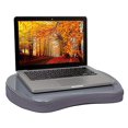 thumbnail image 1 of Sofia + Sam Mini Lap Desk Bed Table with Memory Foam - Silver - Work from Home - Laptop Lap Tray Desk - Travel Portable Desk - Great for Reading Writing Coloring on Bed Couch - Handle, 1 of 2