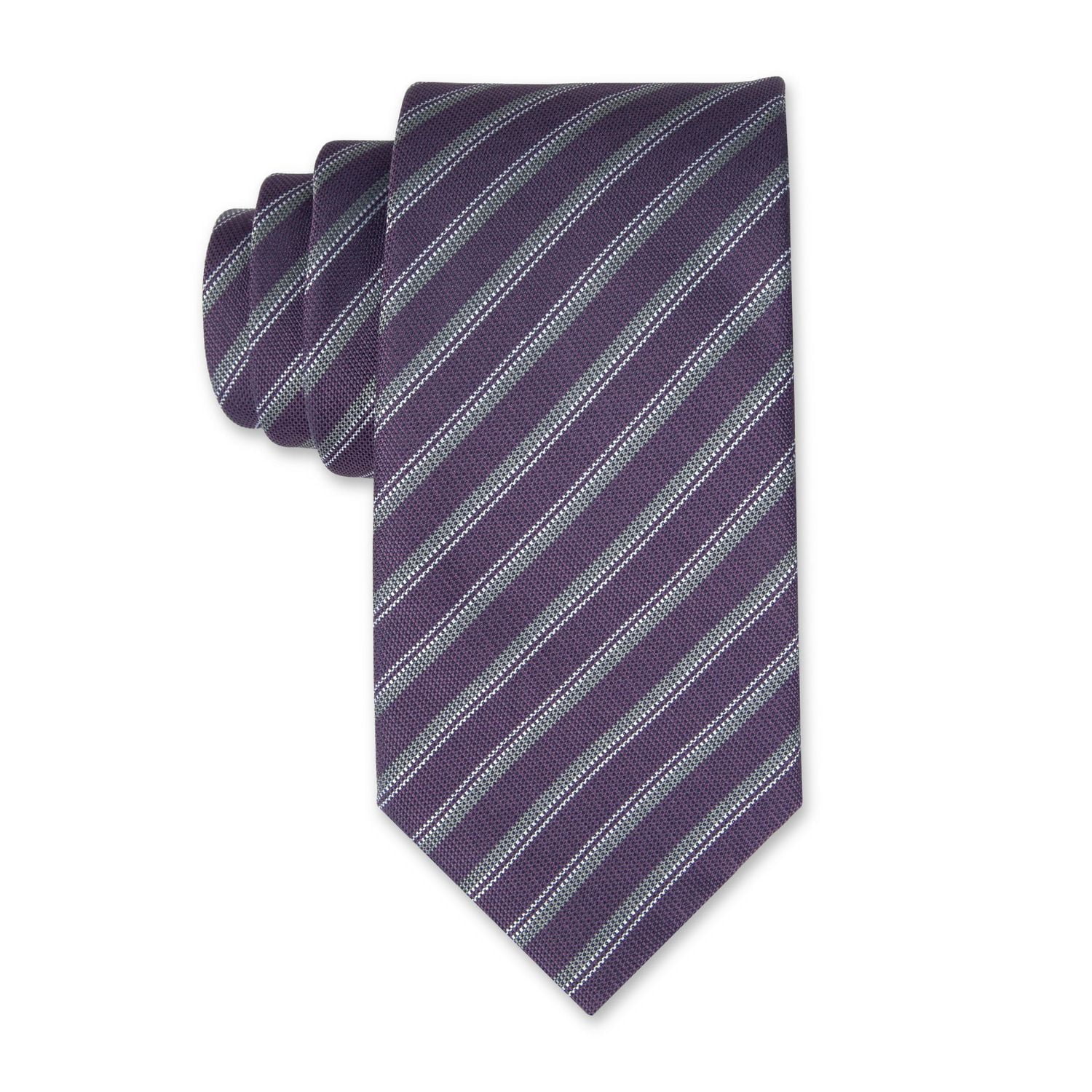 Cravate tissée à rayures classiques pour homme, Tailored Flex par Haggar