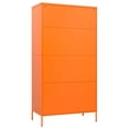 thumbnail image 3 of vidaXL Wardrobe Orange 90x50x180 cm Steel, 3 of 5