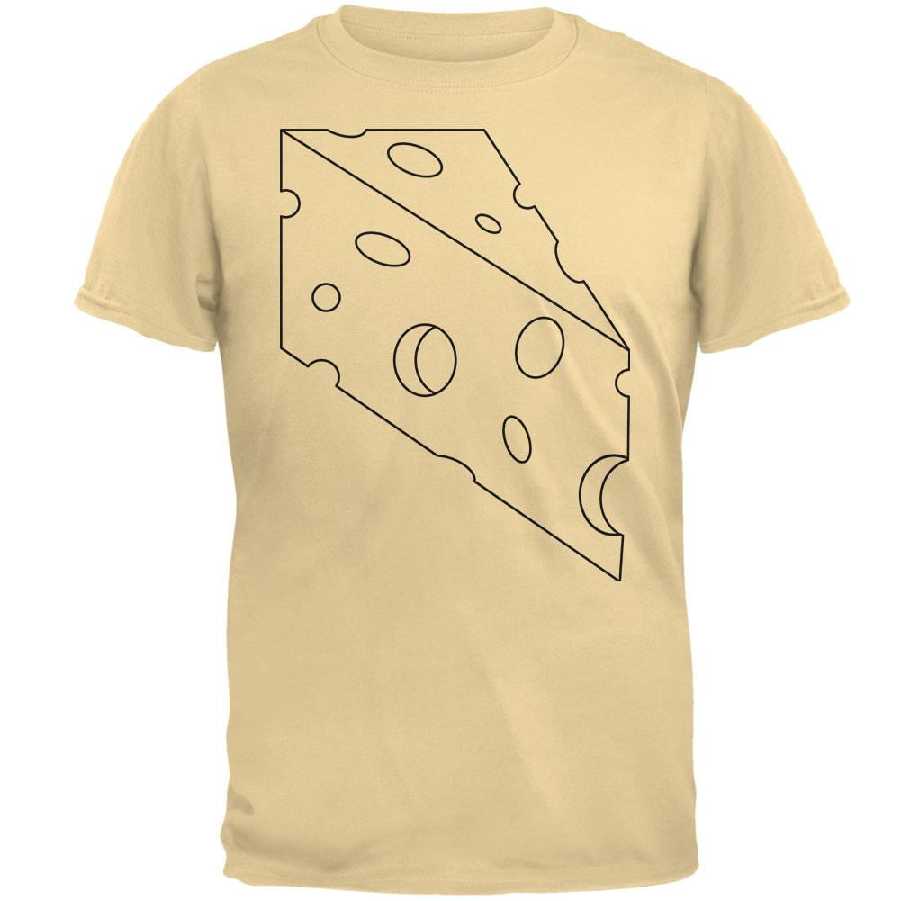Halloween Swiss Cheese Food Costume Mens T Shirt