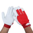 thumbnail image 3 of Welding Gloves Leather Wear Resistant Protective Glove Heat Insulation Comfortable, 3 of 6