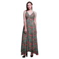 thumbnail image 1 of Bimba Robe Longue Maxi de Plage à Imprimé Floral pour Femmes, à Bretelles, Tenue de Villégiature d'Été - Grand, 1 of 1