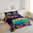 thumbnail image 3 of Erosebridal Camping Car Bedding King Comforter Set, Rustic Flower Down Comforter, Rustic Farmhouse Decor, Reversible, 3 of 8