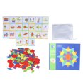 thumbnail image 2 of Jigsaw Puzzle Toy, Educational Bright Color Tangram Toys Round Edges Fine Workmanship  for Kindergarten, 2 of 8