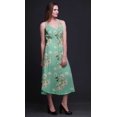 thumbnail image 3 of Bimba Robe Midi de Plage à Imprimé Floral pour Femmes, à Bretelles, pour l'Été, Resort, Très Grande Taille, 3 of 5