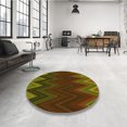 thumbnail image 4 of Ahgly Tapis Rectangulaire Lavable en Machine Intérieur Transitionnel Jaune Foncé Vert, 2 Pieds x 3 Pieds, 4 of 7