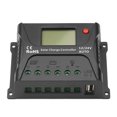 thumbnail image 2 of 10A PWM Solar Charge Controller with 12V/24V Adaptive Input Below 55V for Solar Panels, Suitable for Gel Batteries, with LCD Display, Temperature Compensation, and Multiple Protections, 2 of 8