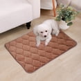 thumbnail image 1 of Meitianfacai Winter Plush Pet Mat Cats Mat Dog Mat Kennel Mat Winter Warm Wear Counteractive Scratch Counteractive Biting Counteractive Washable Puffy Mat, Coffee, 1 of 6
