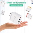 thumbnail image 3 of 4 Multi-Port Fast Quick Charge 3.0 Wall Charger USB Power A Adapter Hub C8A8, 3 of 9