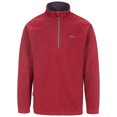 thumbnail image 1 of Trespass Mens 1/2 Zip Microfleece Blackford Merlot in Size - S, 1 of 7