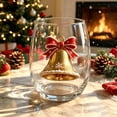 thumbnail image 1 of CQCYD Christmas Glass, 15oz/420ml Cute Christmas Collection Commemorative Drinking Glass, Large Capacity 2D Holiday Glassware for Dining Table Party Decor Christmas Gift for Family Friends, 1 of 8