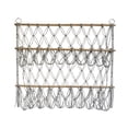 thumbnail image 3 of yuksok Stuffed Animals Storage Hammock Organizing Boho Soft Hanging Organizer Plush Toy gray, 3 of 9