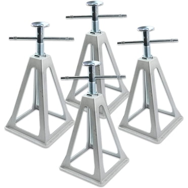 Stanz (TM) 4 Pcs Remorque VR Campeur Aluminium 6 000 Lb 17” Prolonge Stabilisateur Empileur Vérin Support