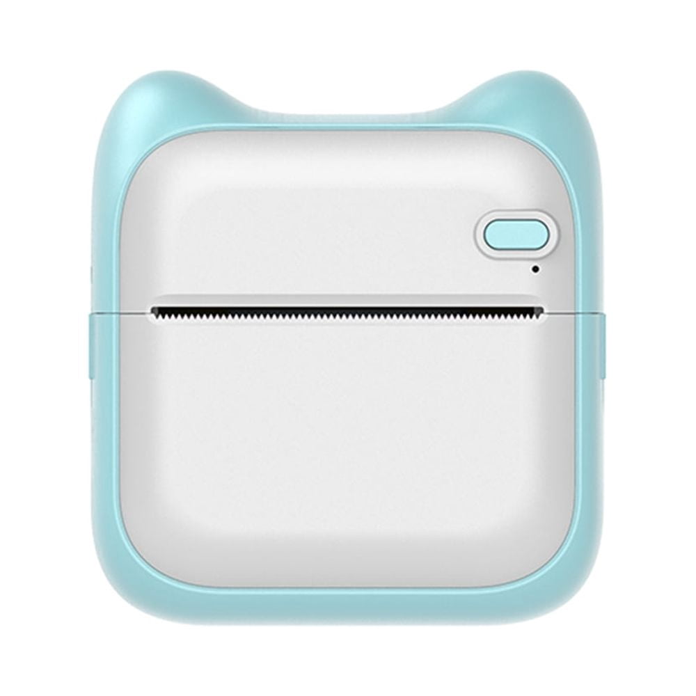Portable Pocket Printer Wireless Bluetooth Thermal Printer Easy to operate Support Photo Annotation Error Text Memo Print Blue