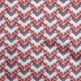 thumbnail image 1 of oneOone Georgette Viscose Red Fabric Floral Sewing Material Print Fabric By The Yard 42 Inch Wide, 1 of 5