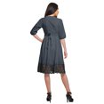 thumbnail image 2 of Moomaya Robe en Coton Imprimée pour Femme Longueur Midi Manches Courtes Tenue d'Été Vêtements, 2 of 4
