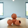 thumbnail image 2 of KAKOWELY 4Pcs Diy Clay Pots Chocolate Ceramic Mini Planter For Plant Lovers, 2 of 8