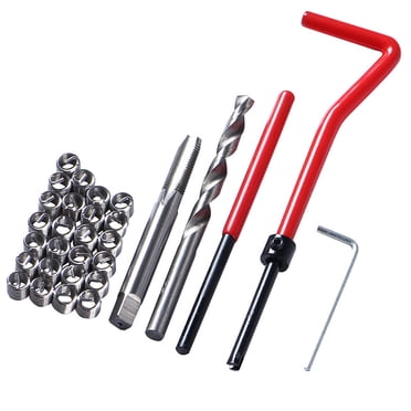 Fridja 30x Metric Thread Repair Insert Kit M5 M6 M8 Car Pro Coil Tool