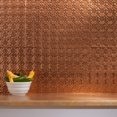 thumbnail image 5 of Fasade 18in x 24in Traditional Style 6 Polished Copper Backsplash Panel 5 Pack, 5 of 5
